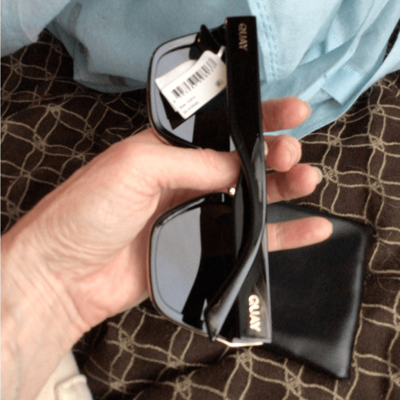 NEW! Quay sweetalker Black Sunglasses with Gold Accents main image 4